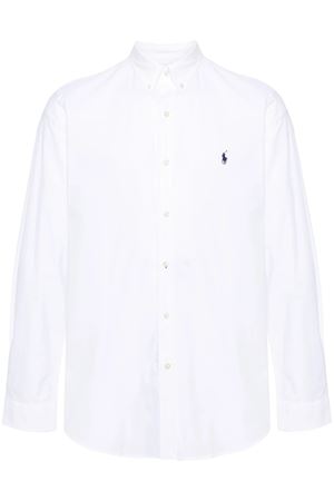 White stretch-cotton shirt RALPH LAUREN | 710928254002WHITE